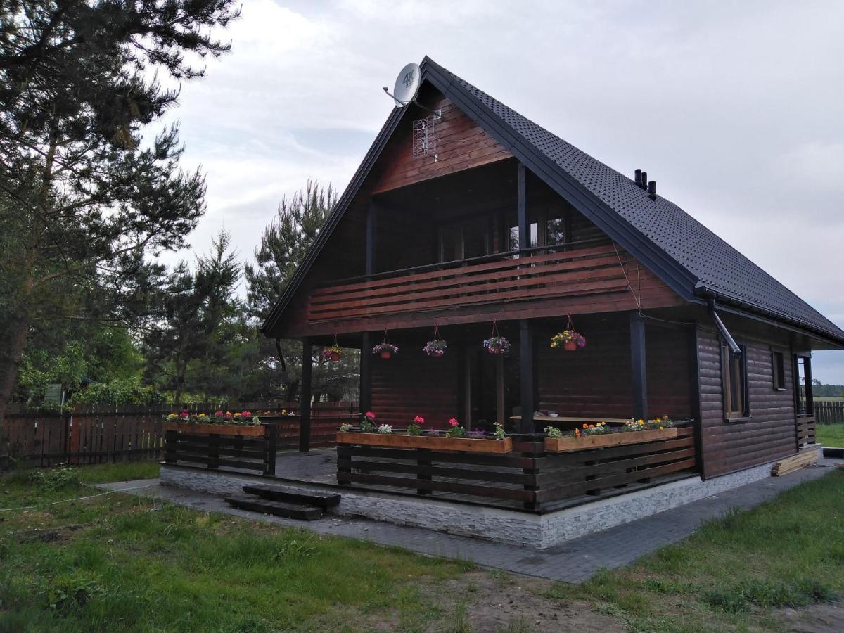 Dom Drewniany Pod Lasem Zatory Kültér fotó